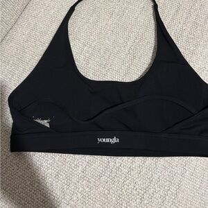 YoungLA Black Halter Bralette